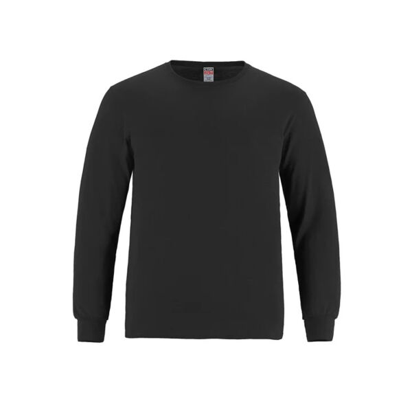 CSW Youth RING SPUN Combed Cotton Long Sleeve Crewneck T-Shirt Thumbnail