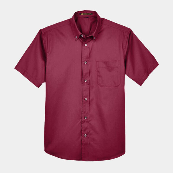 Harriton Men's Easy Blend™ Twill Dress Shirt with Stain-Release Thumbnail