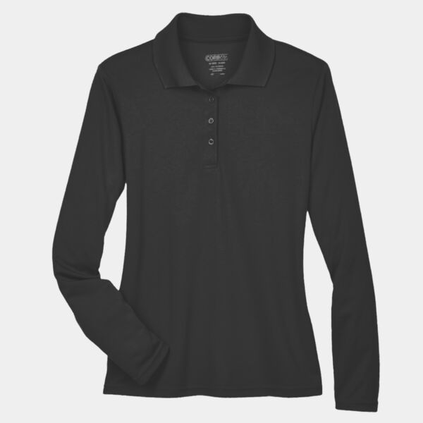 CORE365 Women's Pinnacle Performance Long Sleeve Piqué Polo Thumbnail